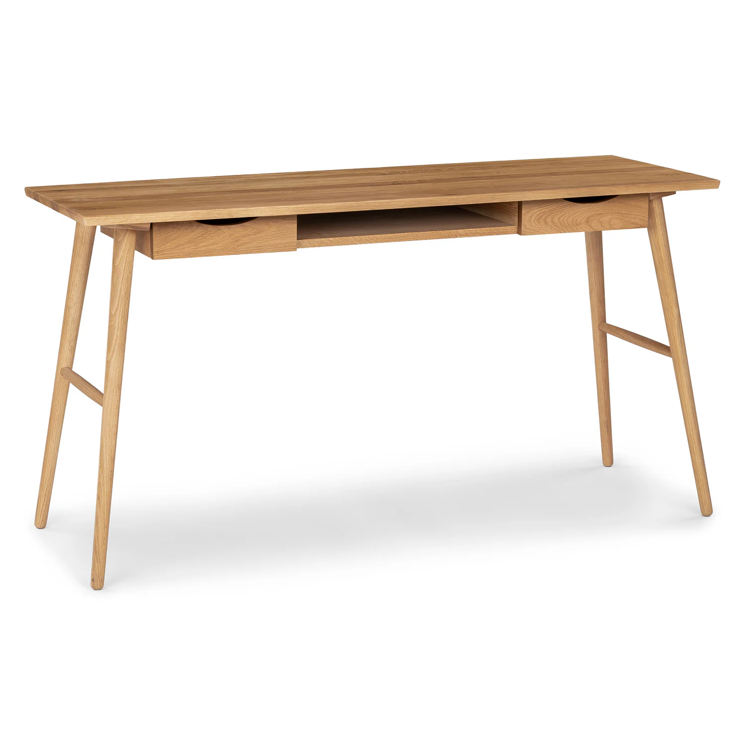 Culla 55" Oak Desk - Modern Home Office Furniture