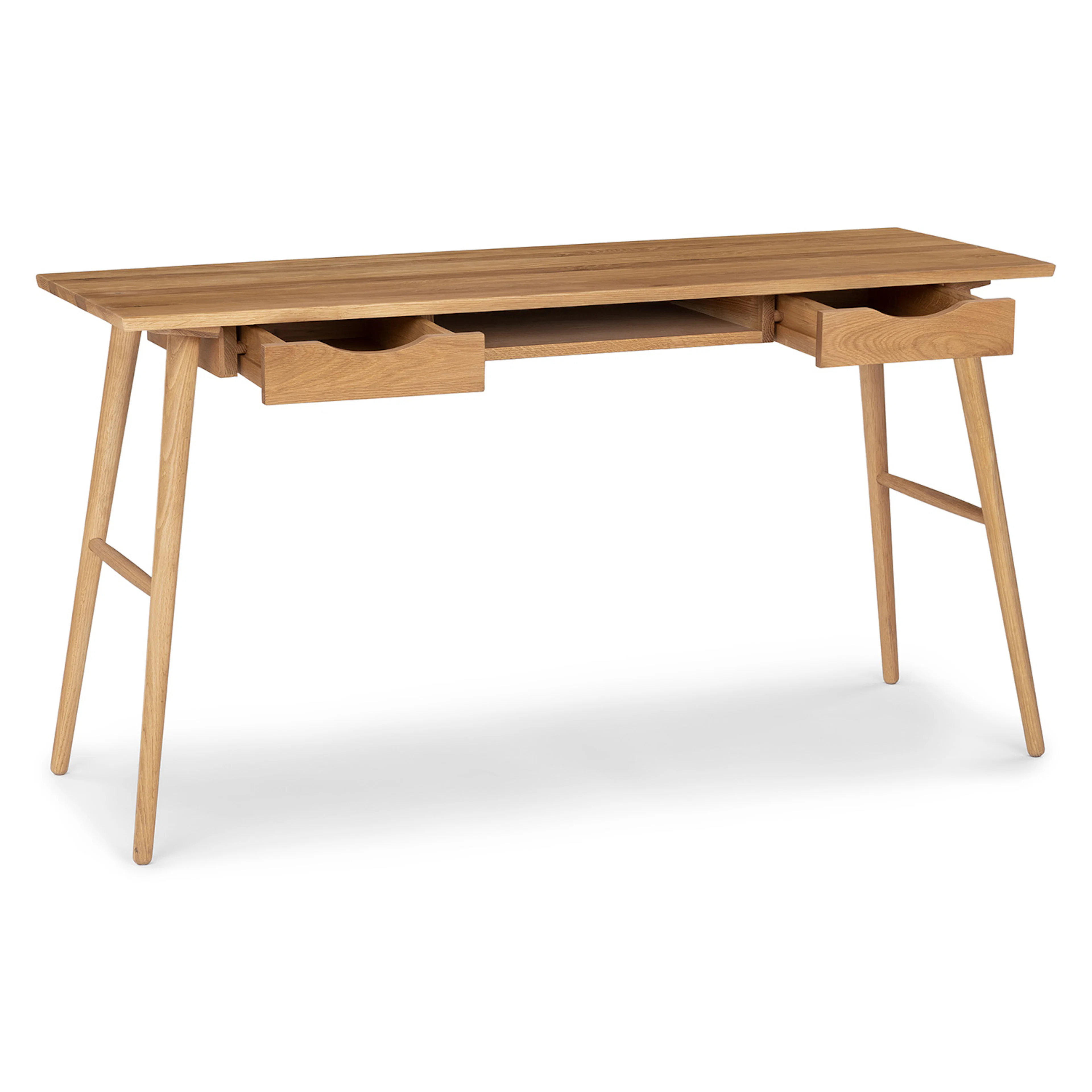 Culla 55" Oak Desk - Modern Home Office Furniture