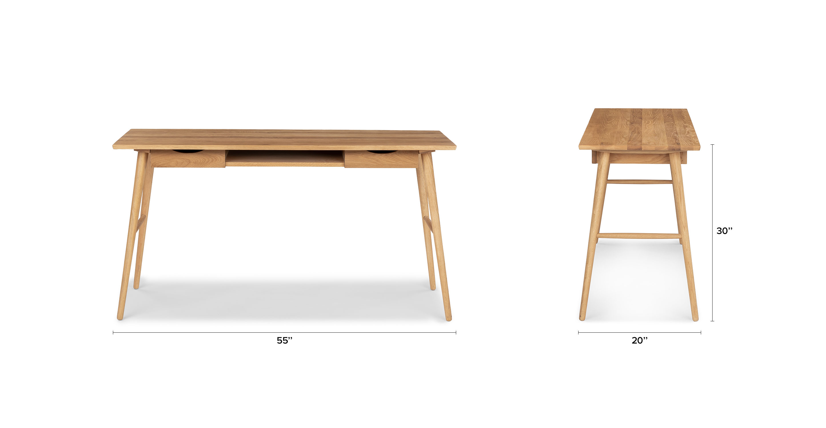 culla oak desk