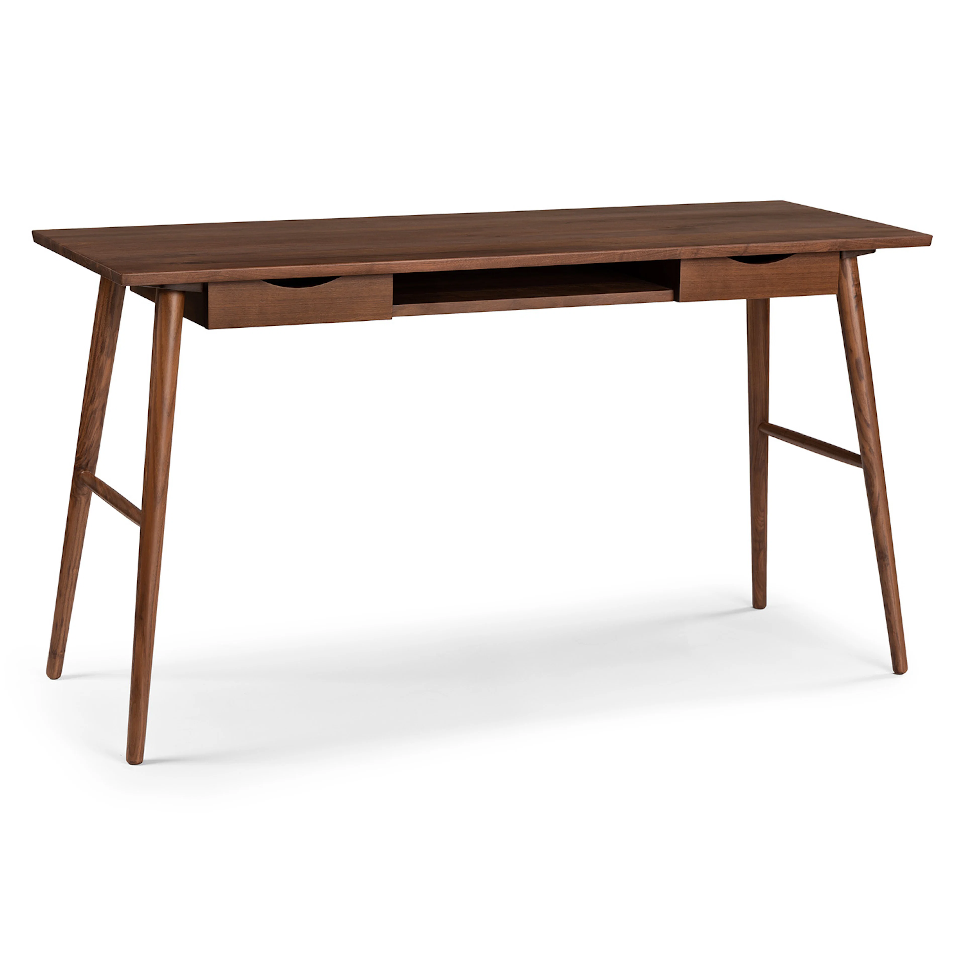 Culla 55" Walnut Desk - Modern Office Furniture