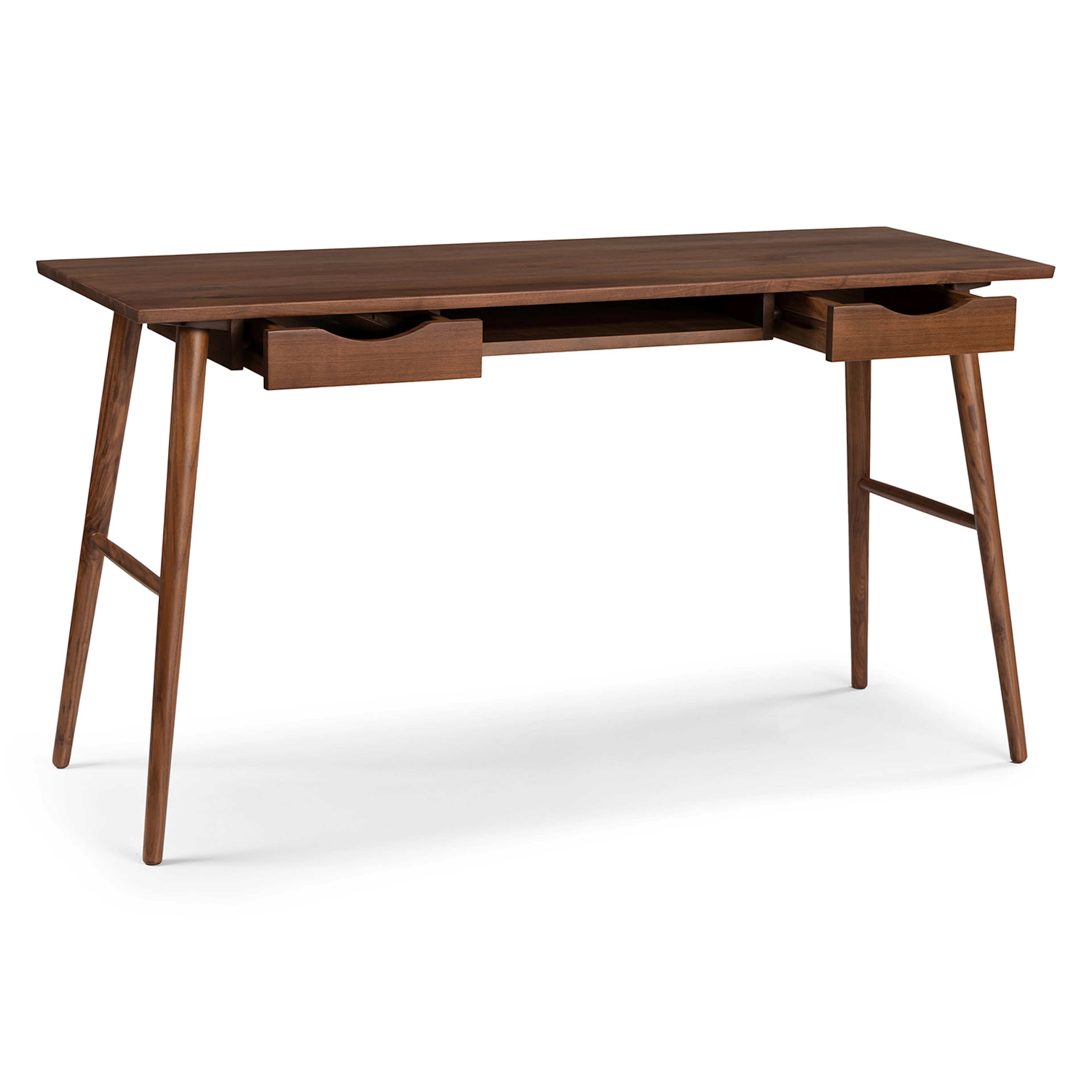 Culla 55" Walnut Desk - Modern Office Furniture