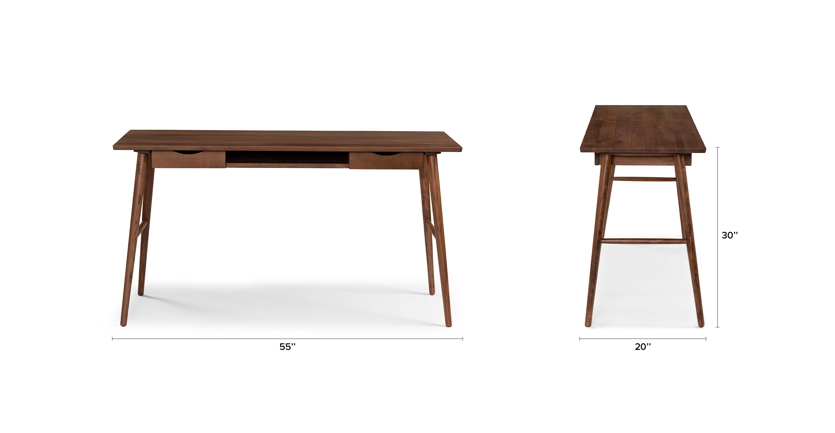 culla walnut desk