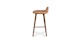 Sede Toscana Tan Walnut Counter Stool - Gallery View 4 of 11.
