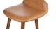 Sede Toscana Tan Walnut Counter Stool - Gallery View 6 of 10.