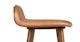 Sede Toscana Tan Walnut Counter Stool - Gallery View 7 of 10.