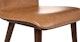 Sede Toscana Tan Walnut Dining Chair - Gallery View 8 of 10.