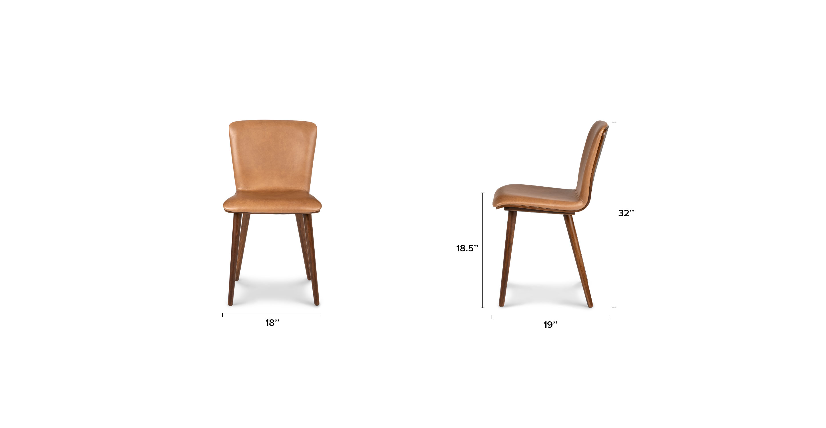 sede walnut dining chair