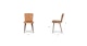Sede Toscana Tan Walnut Dining Chair - Gallery View 10 of 10.