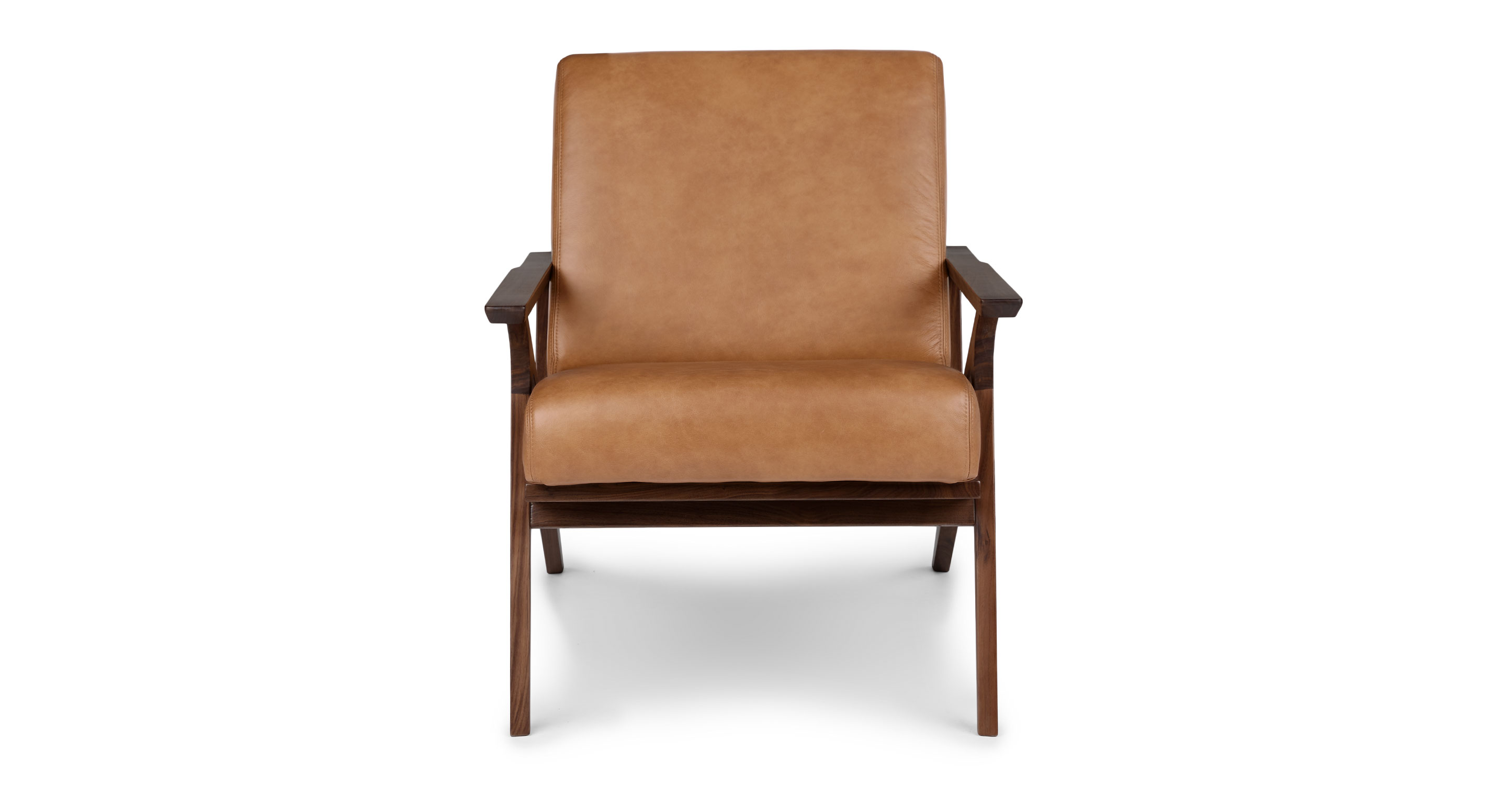 otio toscana tan walnut lounge chair