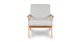 Otio Mist Gray Oak Lounge Chair - Gallery View 3 of 13.