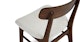Ecole Mist Gray Walnut Dining Chair - Gallery View 6 of 12.