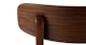 Ecole Mist Gray Walnut Dining Chair - Gallery View 10 of 12.