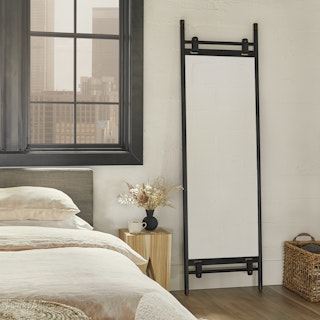 Beau Floor Mirror - Black