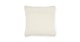 Criss Natural Ivory Pillow - Gallery View 4 of 9.