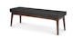 Chantel Licorice 56" Bench - Gallery View 3 of 8.