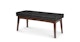 Chantel Licorice 43" Bench - Gallery View 3 of 8.