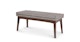 Chantel Volcanic Gray 43" Bench - Gallery View 3 of 8.