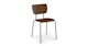Meno Walnut Dining Chair - Gallery View 1 of 12.