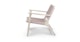 Reni Brushed Taupe Lounge Chair - Gallery View 4 of 12.