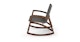 Lynea Freckle Gray Rocking Chair - Gallery View 4 of 13.