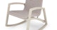 Lynea Brushed Taupe Rocking Chair - Gallery View 7 of 13.