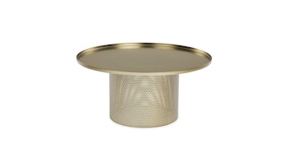 Equa Brushed Brass Coffee Table