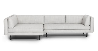 Lappi Serene Gray Left Sectional Sofa