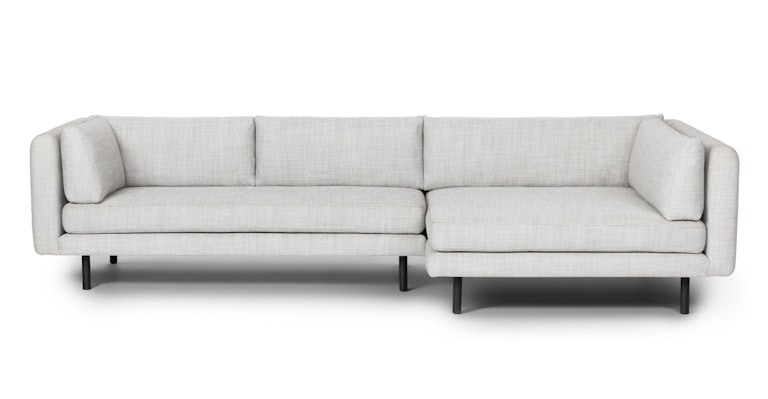 Lappi Serene Gray Right Sectional Sofa - Primary View 1 of 12 (Open Fullscreen View).