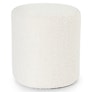 Cilo 16" Ottoman - Ivory Bouclé