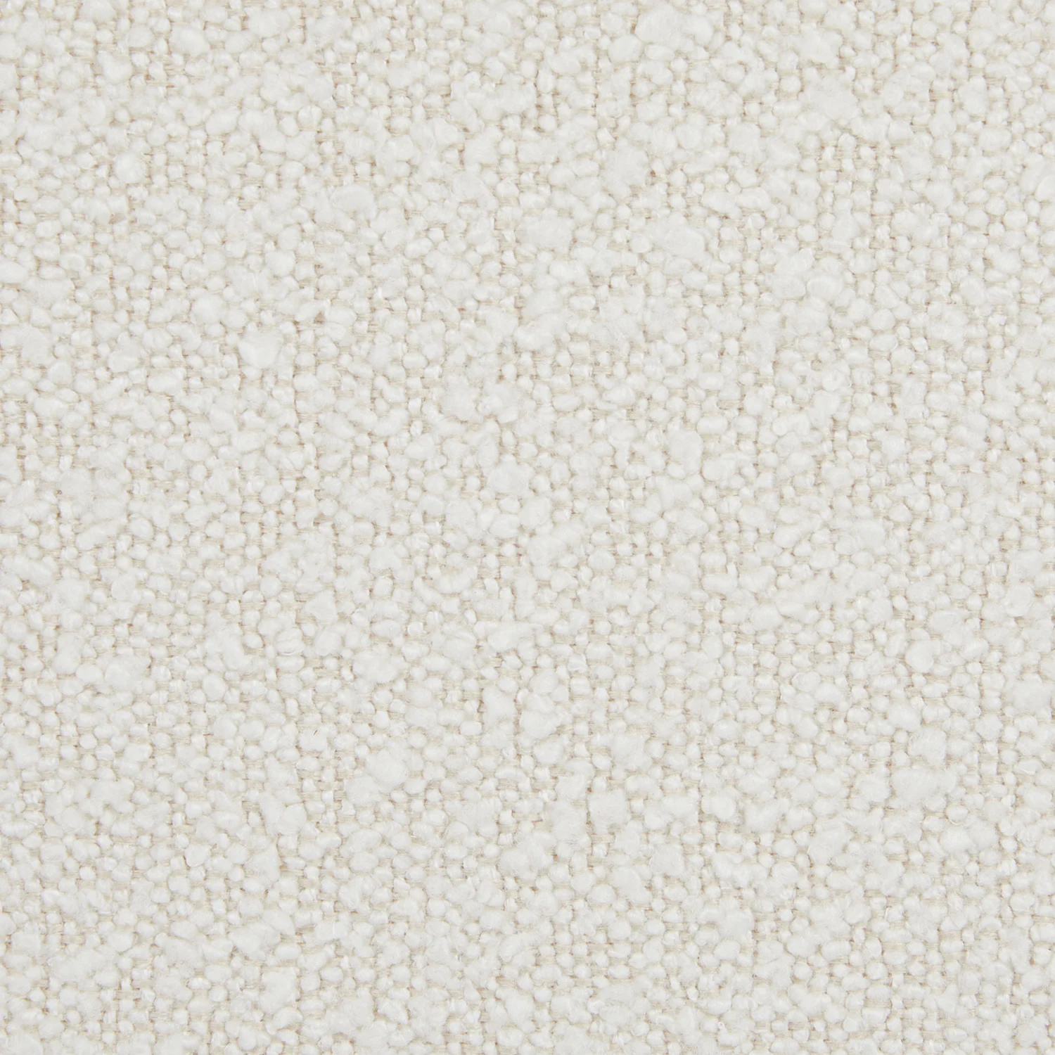 Cilo 16" Ivory Bouclé Ottoman - Stylish & Cozy
