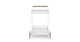 Boden White Bar Cart - Gallery View 4 of 11.