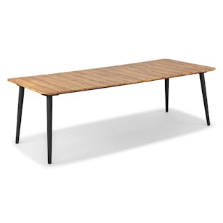 Latta 94.5" Outdoor Dining Table - Slate Gray