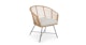 Tula Lily White Lounge Chair - Gallery View 1 of 12.