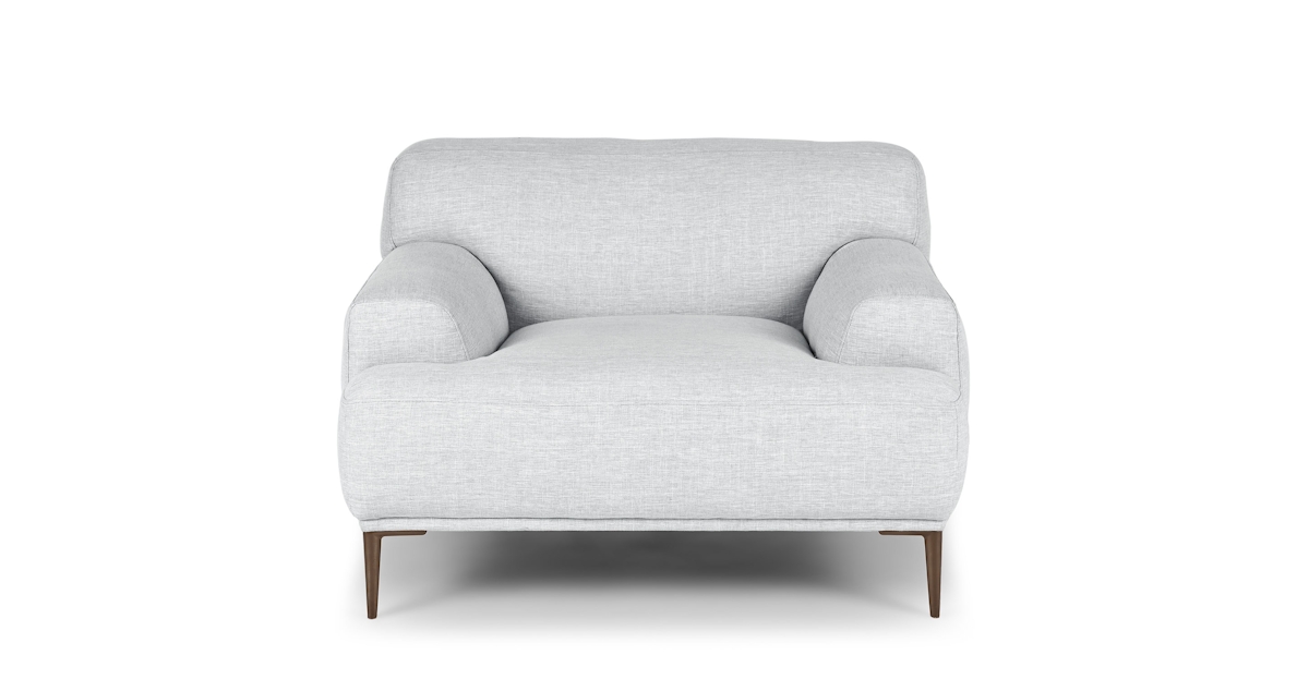 Abisko Mist Gray Fabric Lounge Chair Article