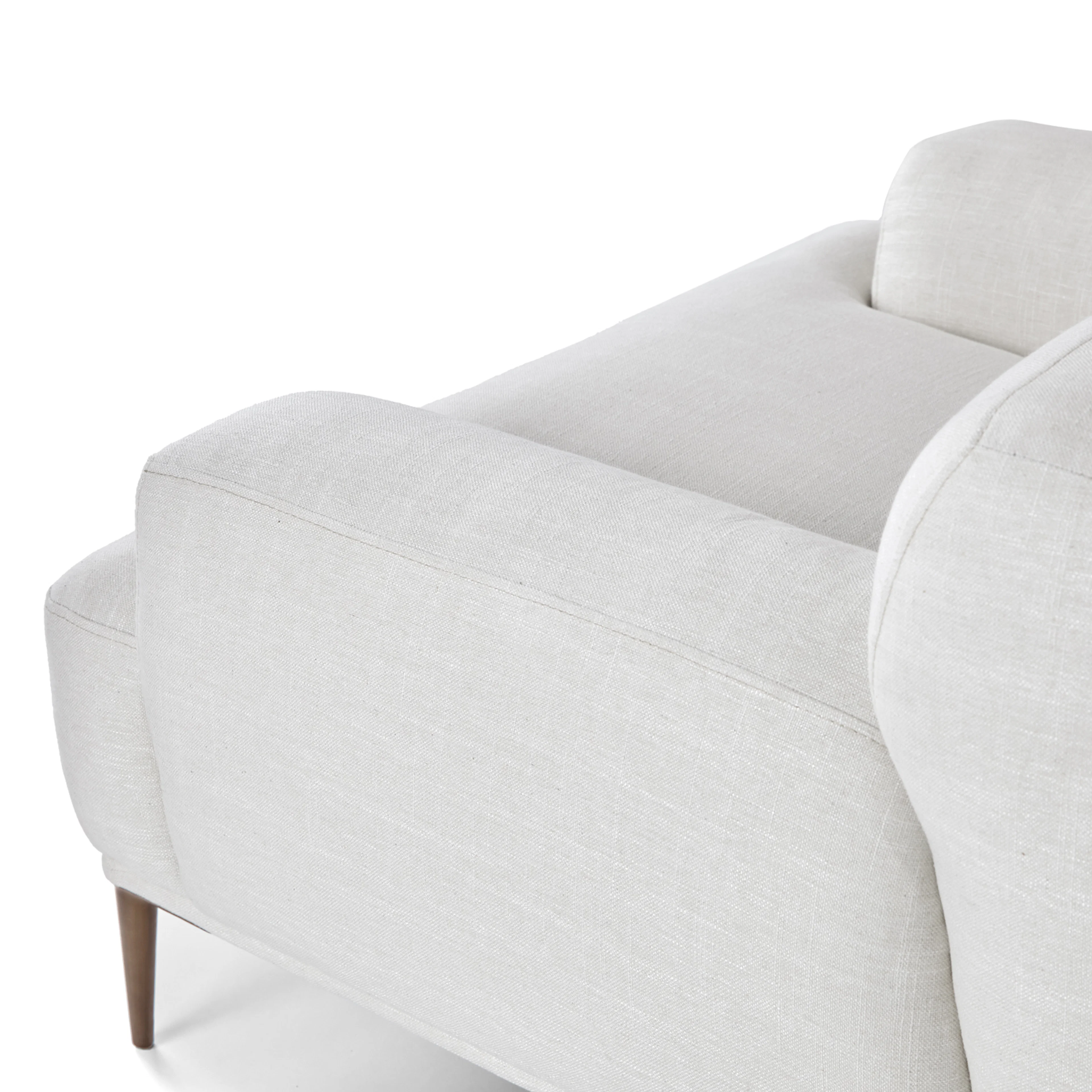 Quartz White Abisko 42.5" Lounge Chair