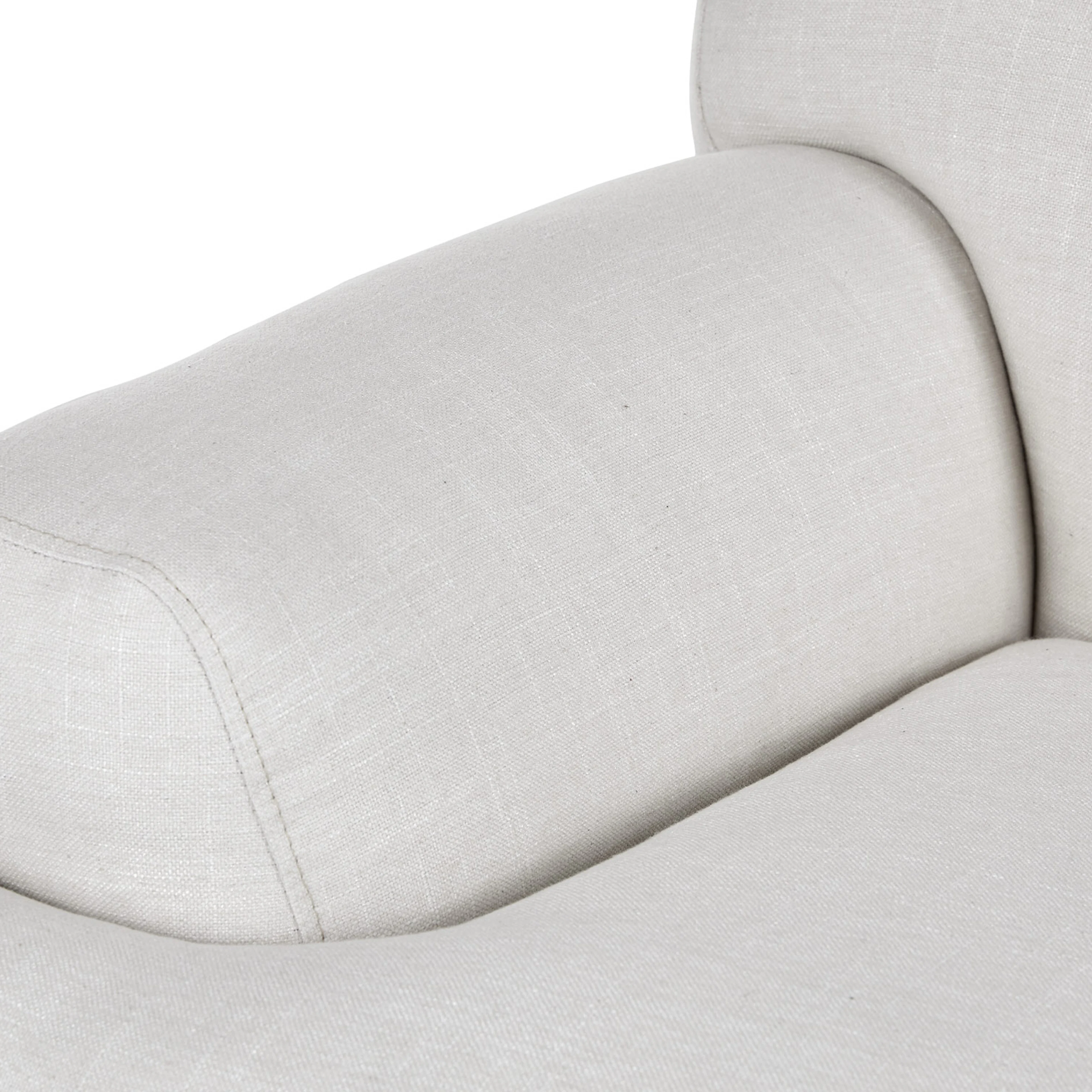 Quartz White Abisko 42.5" Lounge Chair
