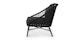 Tupo Slate Gray Lounge Chair - Gallery View 4 of 12.