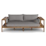 Callais Acacia & Taupe Gray Fabric Outdoor Sofa | Article