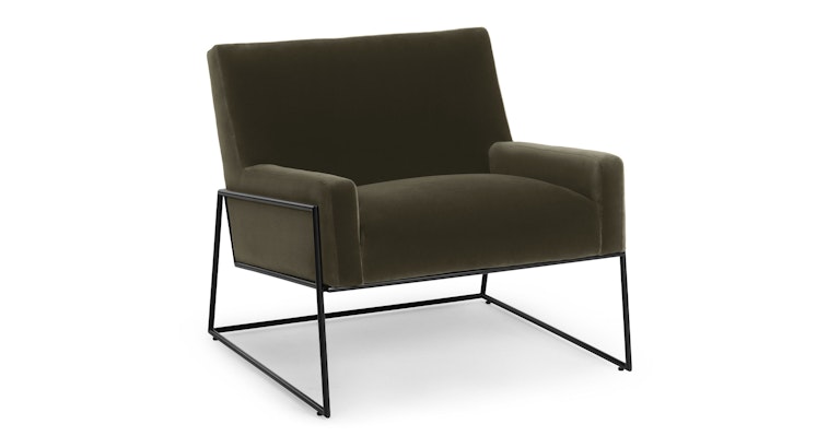 Regis Juniper Green Lounge Chair - Primary View 1 of 11 (Open Fullscreen View).