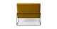 Regis Yarrow Gold Lounge Chair - Gallery View 5 of 11.