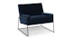 Regis Cascadia Blue Lounge Chair - Gallery View 1 of 11.