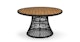Calliope Black Dining Table - Gallery View 1 of 8.