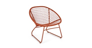 Bene Sienna Red Lounge Chair