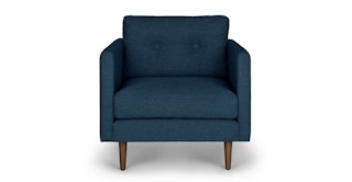 Anton Twilight Blue Lounge Chair