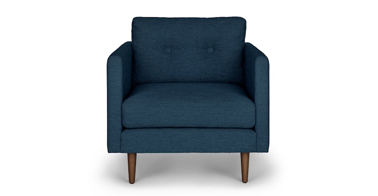 Anton Twilight Blue Lounge Chair - Primary View 1 of 10 (Open Fullscreen View).