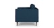 Anton Twilight Blue Lounge Chair - Gallery View 4 of 10.
