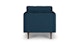 Anton Twilight Blue Lounge Chair - Gallery View 5 of 10.