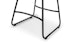 Para Black Leather Counter Stool - Gallery View 5 of 8.