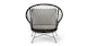 Aeri Lily White Lounge Chair - Gallery View 5 of 10.