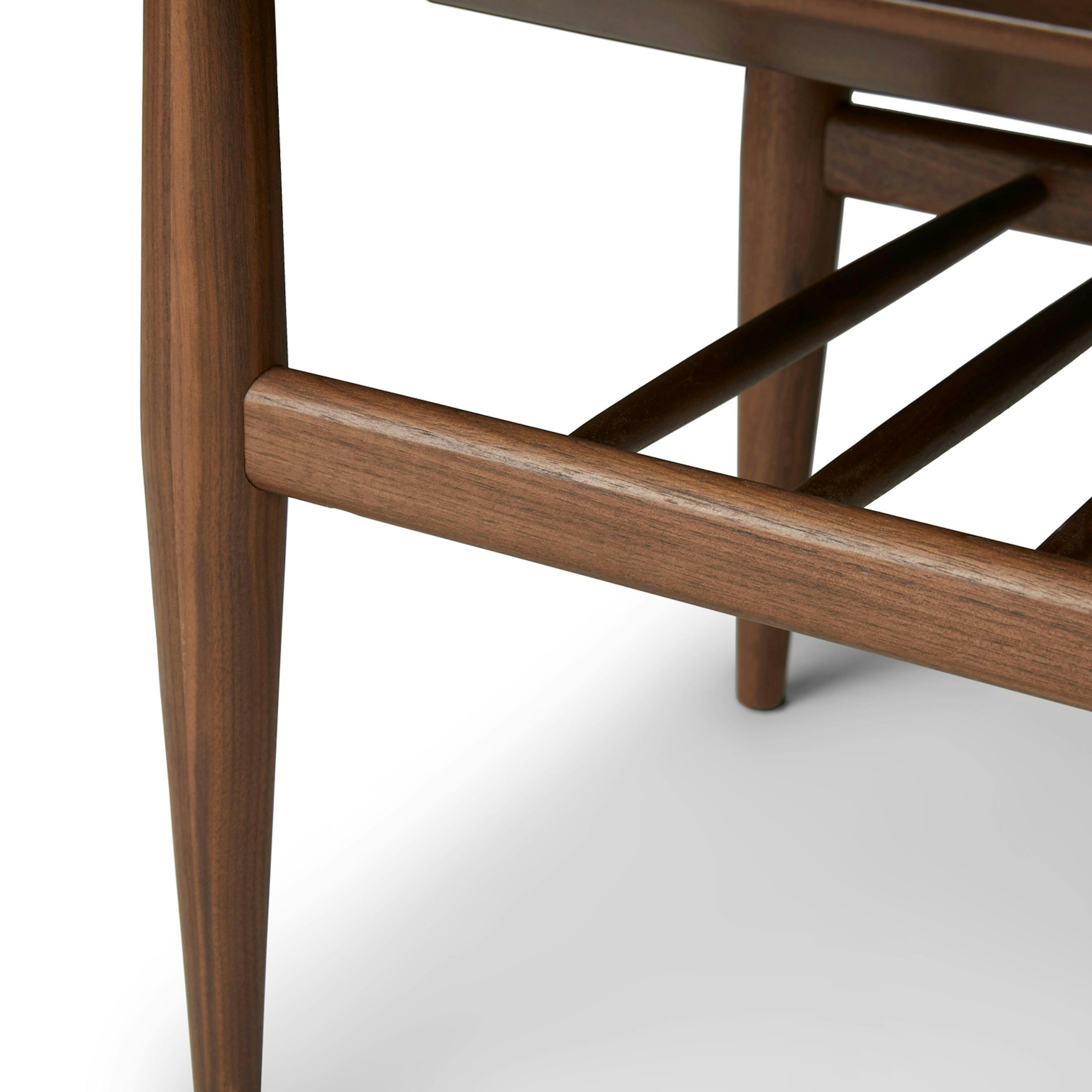 Lenia Black Walnut Solid Wood Oval Coffee Table | Article